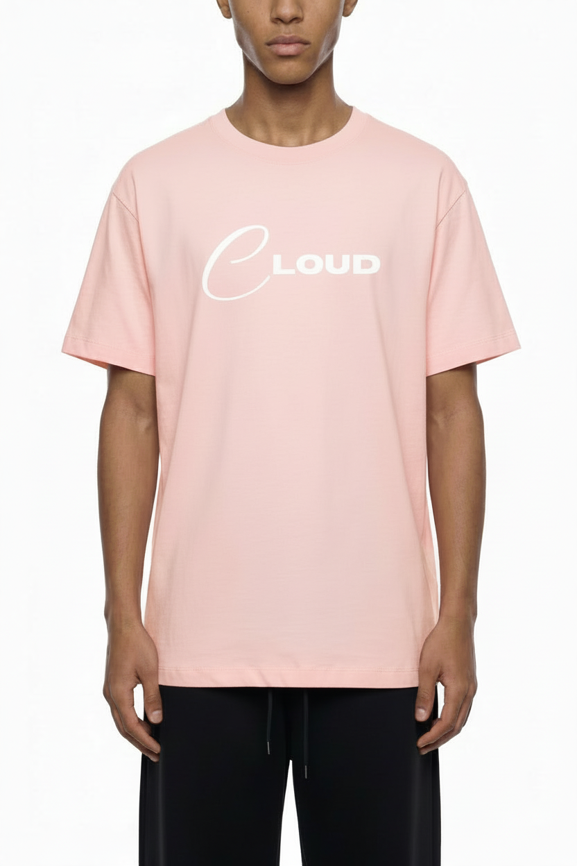 CLOUD Print T-Shirt – Logo ganz unten